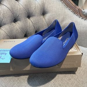 LIKE NEW worn once Rothy’s loafer cornflower blue